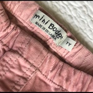Soft corduroy Mini Boden pants, dusty rose 🌹